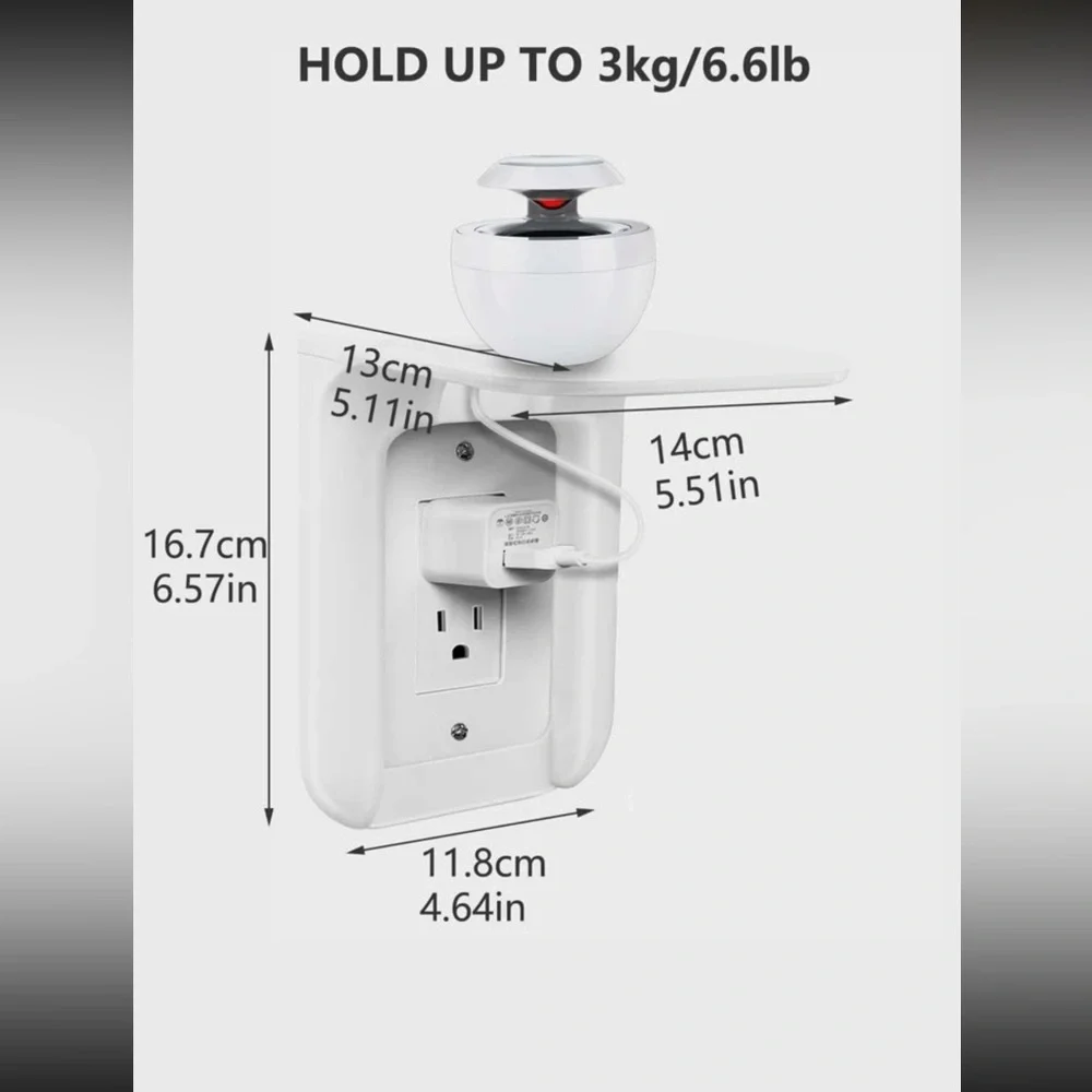 Outlet Shelf Wall Holder